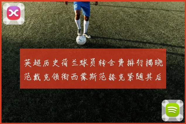 英超历史荷兰球员转会费排行揭晓范戴克领衔西蒙斯范赫克紧随其后